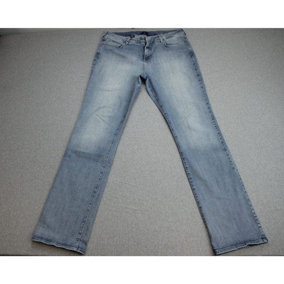 NYDJ Jeans Womens 18 Blue Straight Cotton Blend Stretch High Rise - Picture 1 of 7